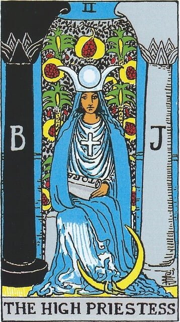 Tarot and Astrology - The High Priestess card