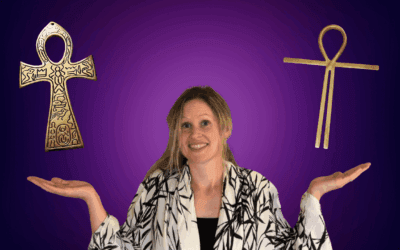 The Difference Between the Egyptian vs Atlantean Ankh 𓋹 (One-legged vs Two-legged Ankh)